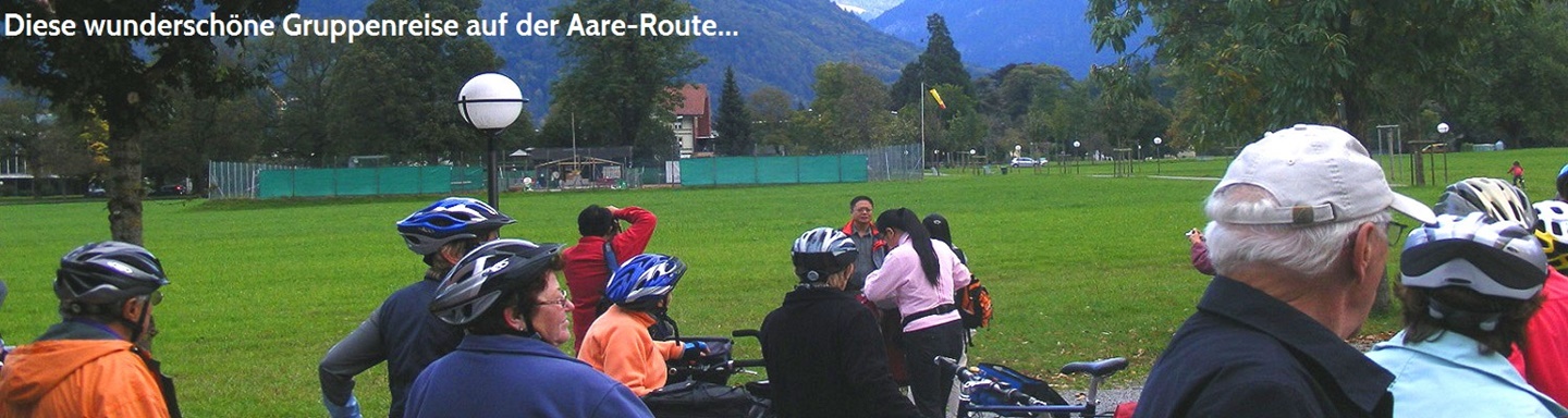 Radlergruppe macht Pause